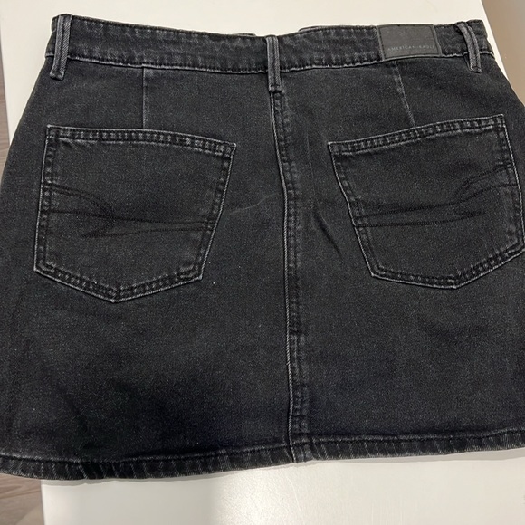 American Eagle black jean skirt - Picture 2 of 3